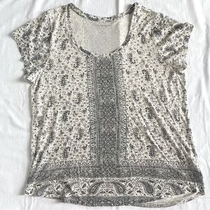 Lucky Brand Paisley Tee